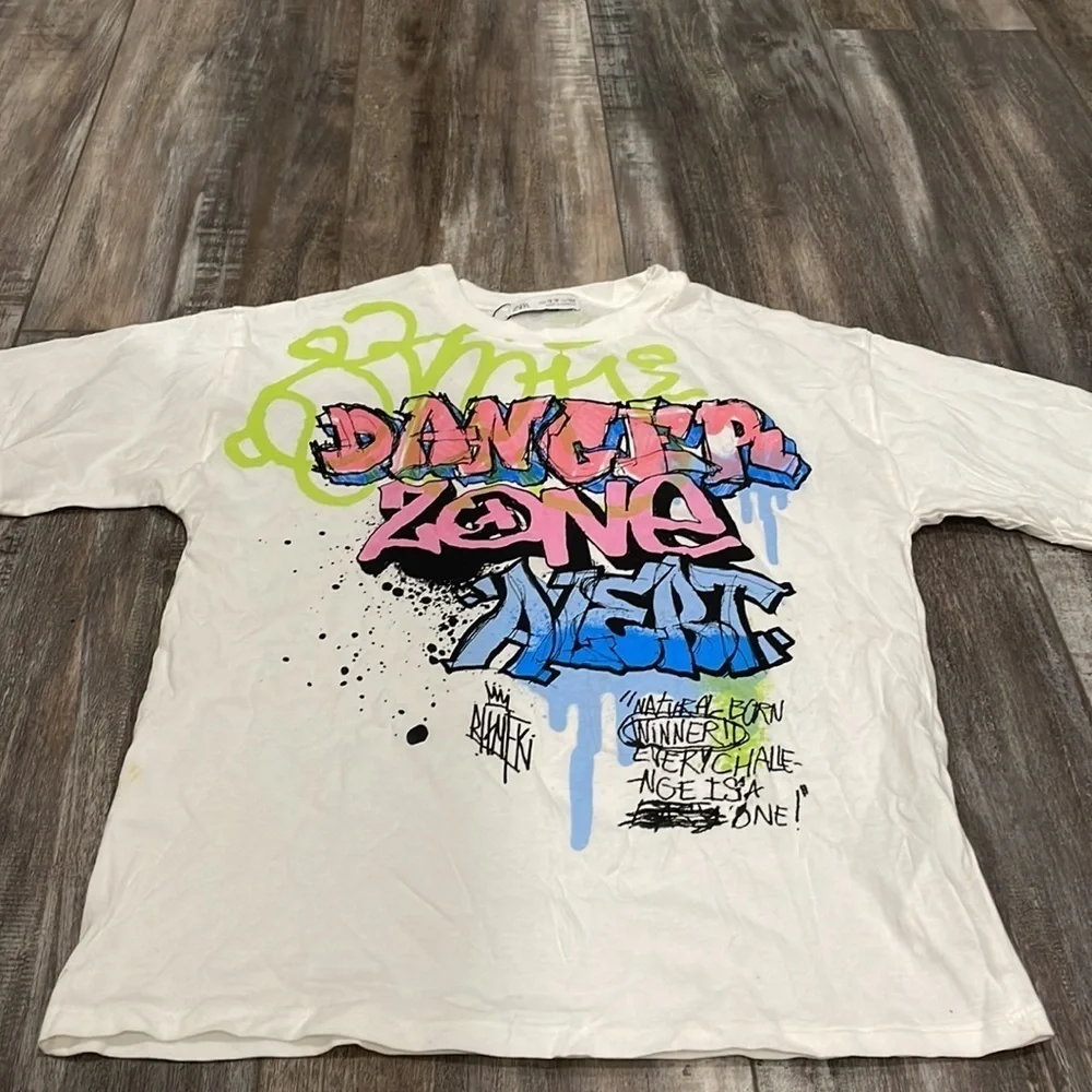 Zara Kids Graffiti T Shirt